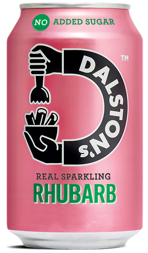 [10407] Dalstons No Added Sugar Soda - Rhubarb X 24 X 330ml