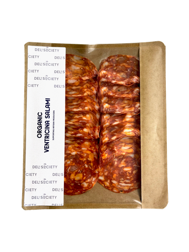 [13516] Deli Society Organic Charcuterie - Italian Salami Ventricina 70g