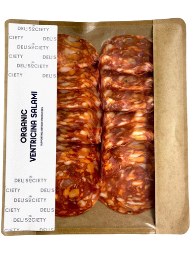 [13516] Deli Society Organic Charcuterie - Italian Salami Ventricina 70g