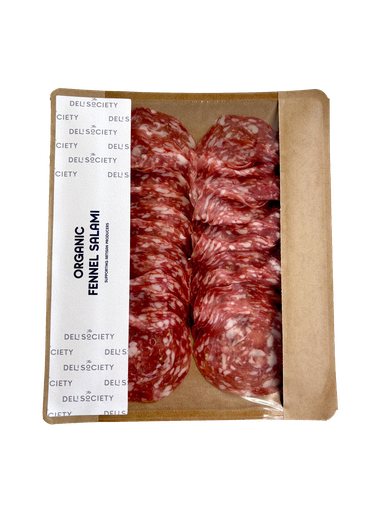 [13517] Deli Society Organic Charcuterie - Italian Salami Fennel 70g