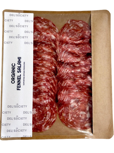 [13517] Deli Society Organic Charcuterie - Italian Salami Fennel 70g