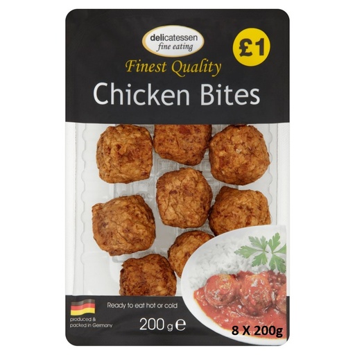 [1183] Delicatessen Meatballs PM £1 - Chicken Bites 200g