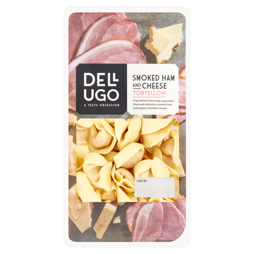 [13451] Dell Ugo Fresh Filled Pasta - Tortelloni Smoked Ham and Cheese 300g