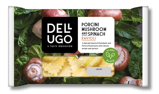 [6563] [15% OFF] Dell Ugo Fresh Filled Pasta - Ravioli Porcini Mushroom & Spinach 250g