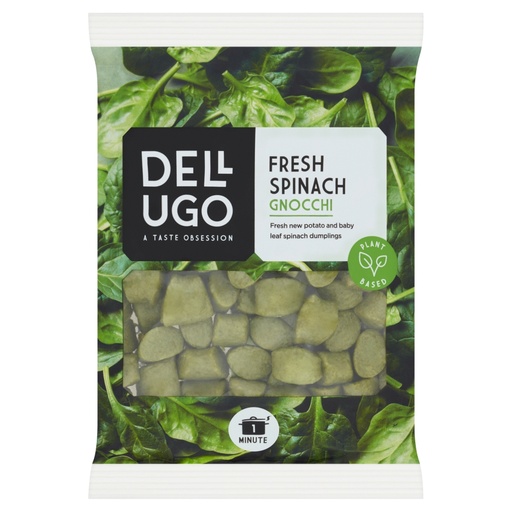 [6837] Dell Ugo Fresh Gnocchi - Spinach 450g