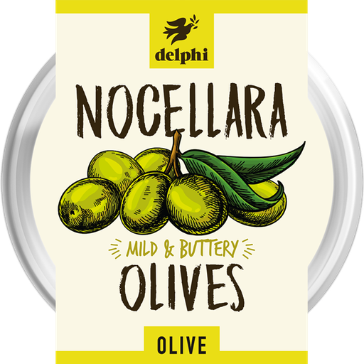 [2856] Delphi Olives & Tapas - Green Nocellara 160g