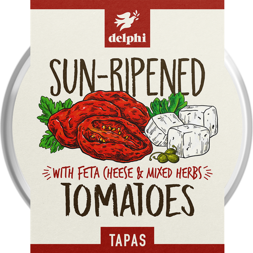 [4234] Delphi Olives & Tapas - Sun Ripened Tomato Salad 160g