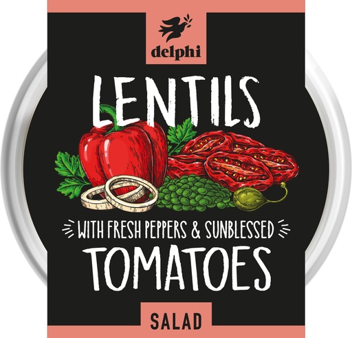 [1249] Delphi Salads - Lentil 220g