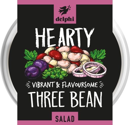 [1275] Delphi Salads - Three Bean 220g
