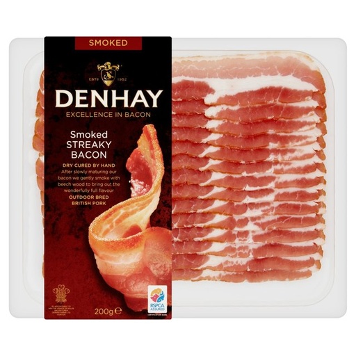 [9922] Denhay Traditional Bacon - Smoked Streaky 200g