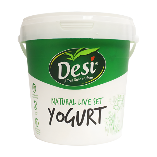 [13711] [PRE-ORDER] Desi Natural Yoghurt - SMALL Whole Milk Live Set 1kg