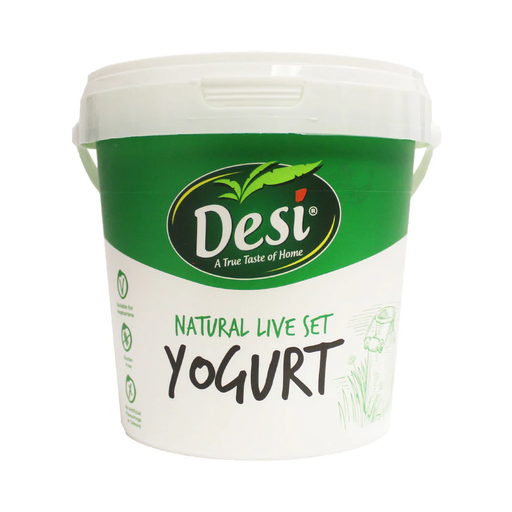 [13711] [PRE-ORDER] Desi Natural Yoghurt - SMALL Whole Milk Live Set 1kg