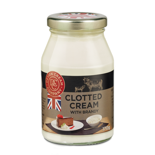 [13371] [20% OFF] Devon Cream Co Clotted Cream - With Brandy 8% ABV 170g