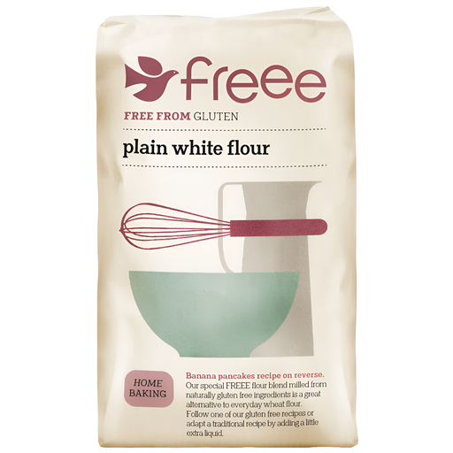 [8132] Doves Farm Flour - Freee Plain White GF X 5 X 1kg