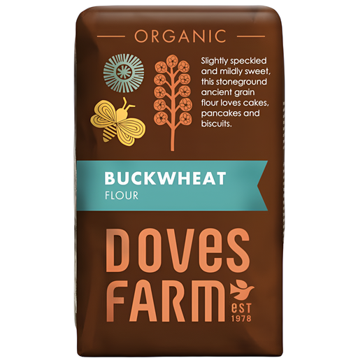 [8135] Doves Farm Flour - Organic Buckwheat X 5 X 1kg