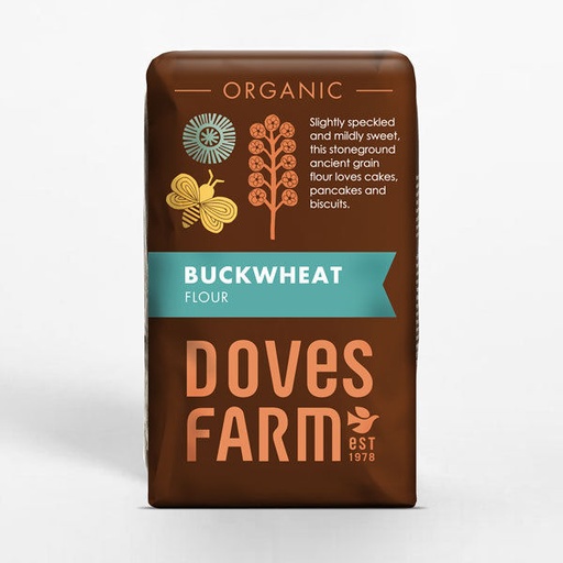 [8135] Doves Farm Flour - Organic Buckwheat X 5 X 1kg
