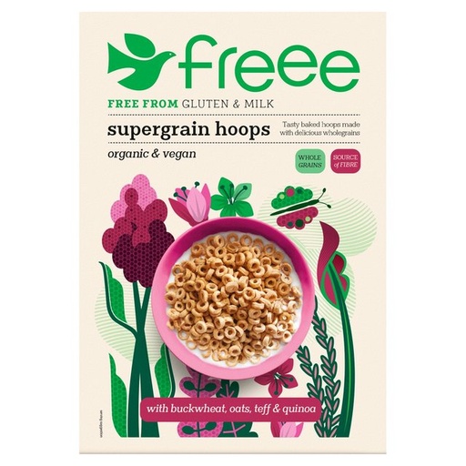 [10035] Doves Farm Gluten Free Cereal - Freee Superhoops X 5 X 300g