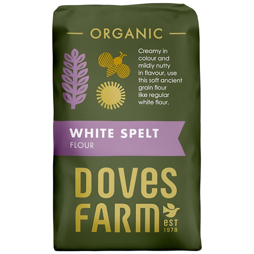 [13634] Doves Farm Organic Flour - White Spelt X 5 X 1kg