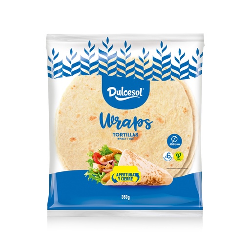 [11839] Dulcesol - Tortilla Wraps 25cm X 360g
