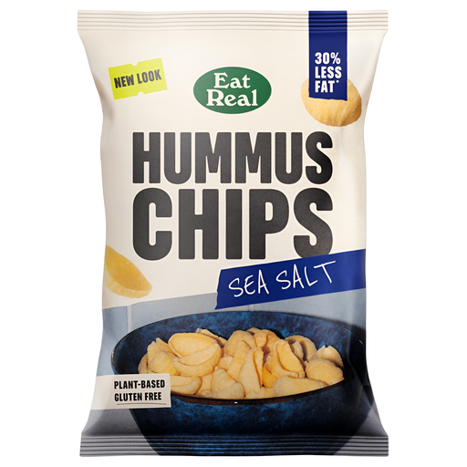 [3315] Eat Real Hummus Chips - Sea Salt X 10 X 110g