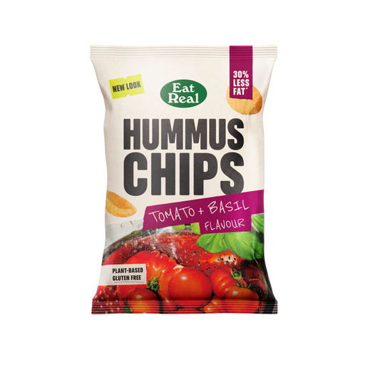 [3316] [33% OFF] Eat Real Hummus Chips - Tomato and Basil X 10 X 110g