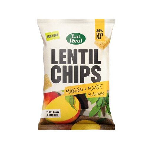 [3550] [33% OFF] Eat Real Lentil Chips - Mint and Mango X 10 X 95g