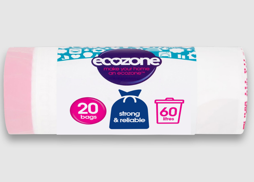 [12136] Ecozone Bin Bags - Biodegradable 60L 30g