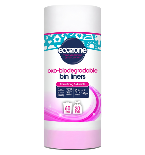 [12136] Ecozone Bin Bags - Biodegradable 60L 30g