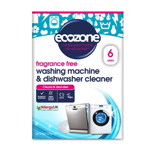 [13166] Ecozone Cleaning Tablets - Washing Machine and Dishwasher 6 Tabs 200g
