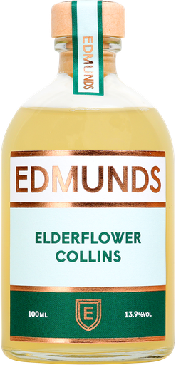 [13747] Edmunds Bottled Cocktails - Elderflower Collins 14% ABV X 6 X 100ml