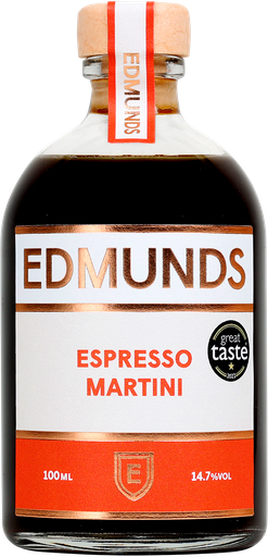 [13748] [20% OFF] Edmunds Bottled Cocktails - Espresso Martini 15% ABV X 6 X 100ml