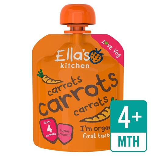 [10723] [15% OFF] Ellas Kitchen First Taste - Carrots (EK266) X 7 X 70g