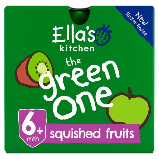 [10730] [15% OFF] Ellas Kitchen Smoothie Fruit - Green (EK055) X 12 X 90g
