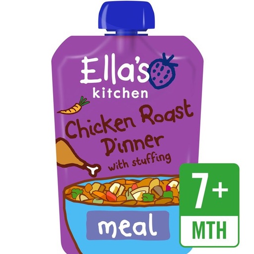 [10754] [15% OFF] Ellas Kitchen Stage 2 - Cheery Chicken Roast Dinner (EK173) X 6 X 130g