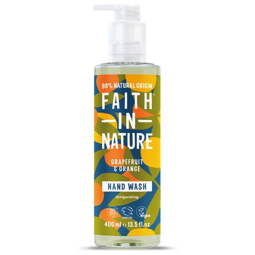 [13237] Faith In Nature Hand Wash - Grapefruit and Orange X 6 X 400ml
