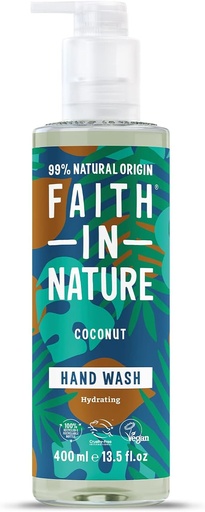 [13239] Faith In Nature Hand Wash - Coconut X 6 X 400ml
