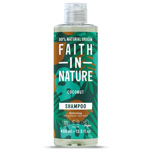 [11702] Faith In Nature Shampoo - Coconut X 6 X 400ml