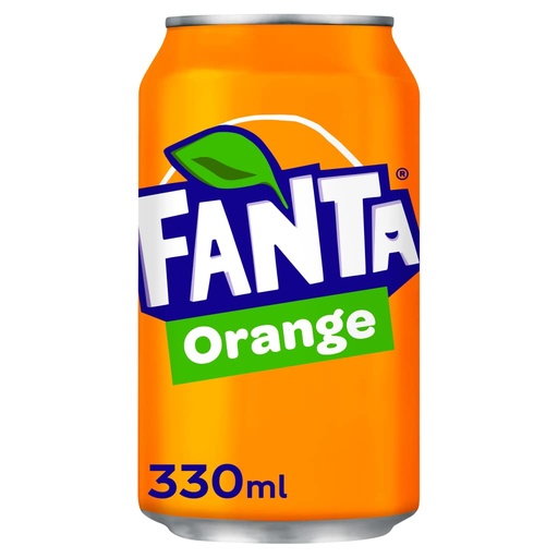 [12894] Fanta Soft Drinks - GB CAN Orange X 24 X 330ml