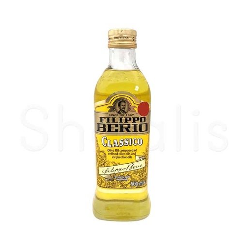 [13605] [9% OFF] Filippo Berio Olive Oil - MEDIUM Classico X 6 X 500ml