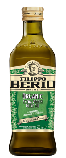 [13611] [9% OFF] Filippo Berio Organic Olive Oil - MEDIUM Extra Virgin X 6 X 500ml