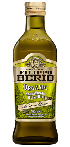 [13611] [9% OFF] Filippo Berio Organic Olive Oil - MEDIUM Extra Virgin X 6 X 500ml
