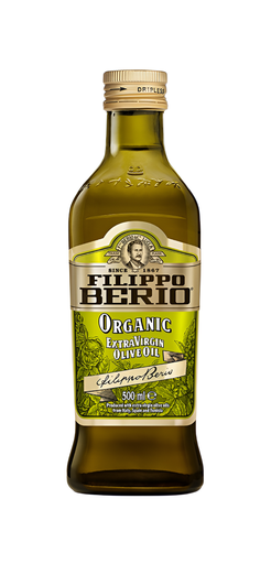 [13611] Filippo Berio Organic Olive Oil - MEDIUM Extra Virgin X 6 X 500ml