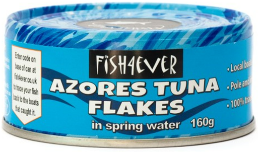 [10716] Fish 4 Ever Organic Tuna - Skipjack Flakes in Spring Water X 15 X 160g