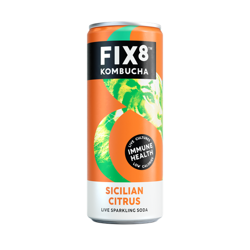 [12435] [15% OFF] Fix8 Kombucha - Sicilian Citrus X 12 X 250ml
