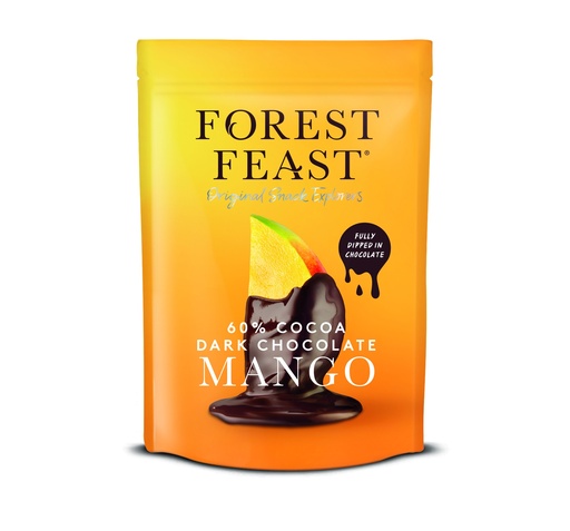 [11411] Forest Feast - Belgian Dark Choc Mango Strips 05423 X 6 X 100g