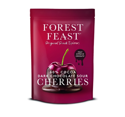 [11412] Forest Feast - Belgian Dark Choc Sour Cherries 05425 X 6 X 120g