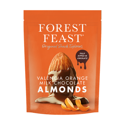[12006] Forest Feast - Orange Milk Chcocolate Almonds 05815 X 8 X 120g