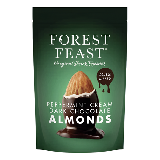 [13958] Forest Feast - Peppermint Cream Dark Choc Almonds 05994 X 8 X 120g