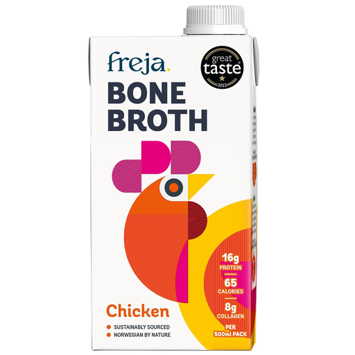 [14075] Freja Bone Broth - Chicken X 6 X 500ml