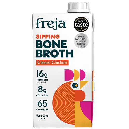[14075] Freja Bone Broth - Chicken X 6 X 500ml